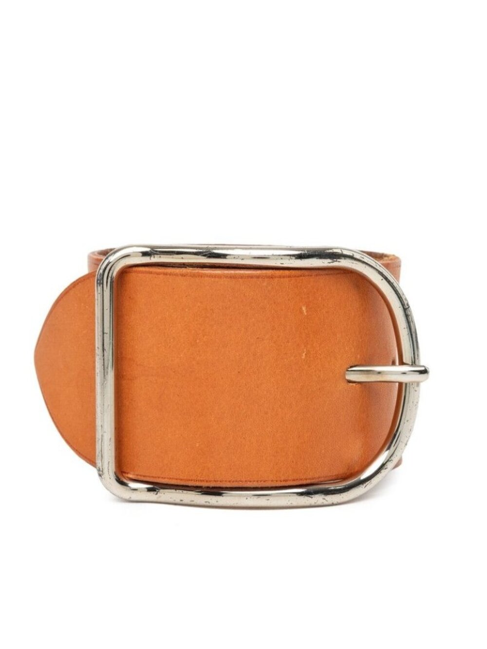 Hermes Hapi GM Bracelet Bangle M Brown Leather